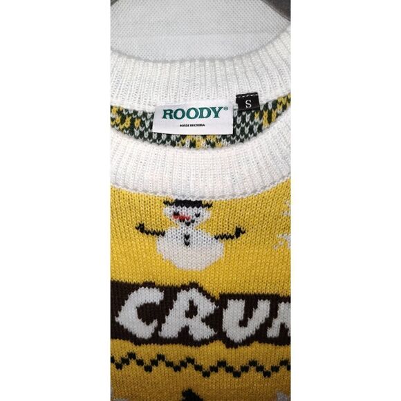 Chef Robert Irvine's FIT CRUNCH ROODY Ugly Christmas Sweater Unisex Size small. - Picture 2 of 5
